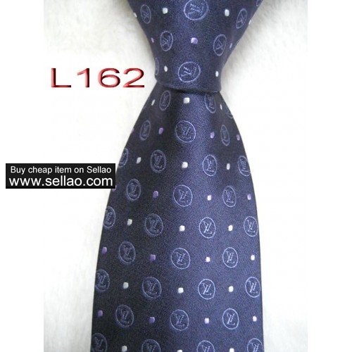 L162  #100%Silk Jacquard Woven Handmade Men's Tie Necktie