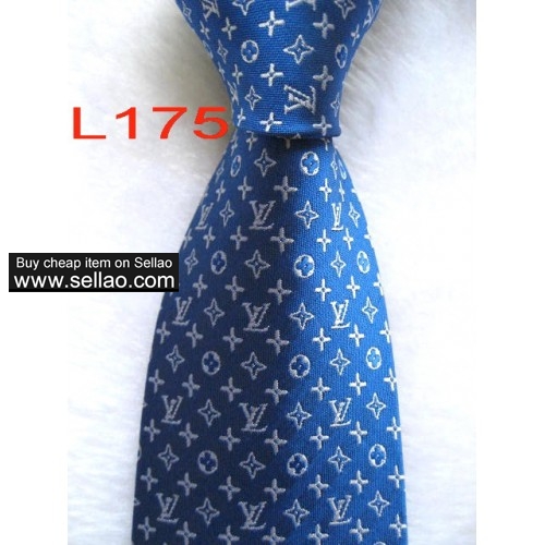 L175  #100%Silk Jacquard Woven Handmade Men's Tie Necktie