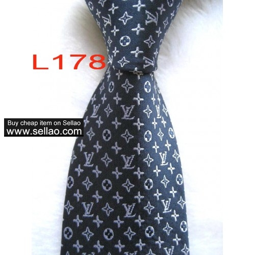 L178  #100%Silk Jacquard Woven Handmade Men's Tie Necktie