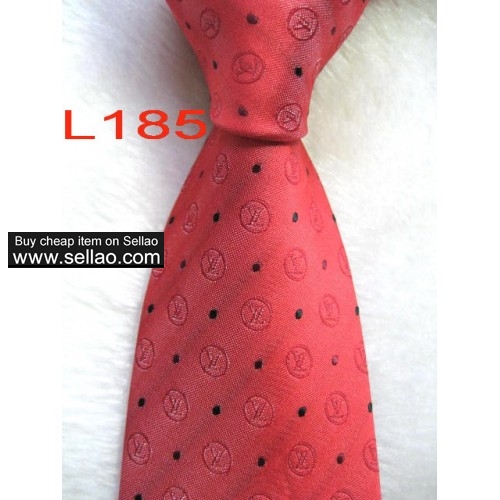L185  #100%Silk Jacquard Woven Handmade Men's Tie Necktie