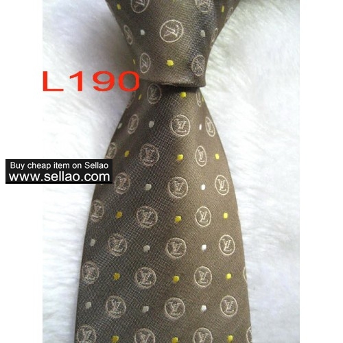L190  #100%Silk Jacquard Woven Handmade Men's Tie Necktie