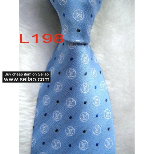 L198  #100%Silk Jacquard Woven Handmade Men's Tie Necktie