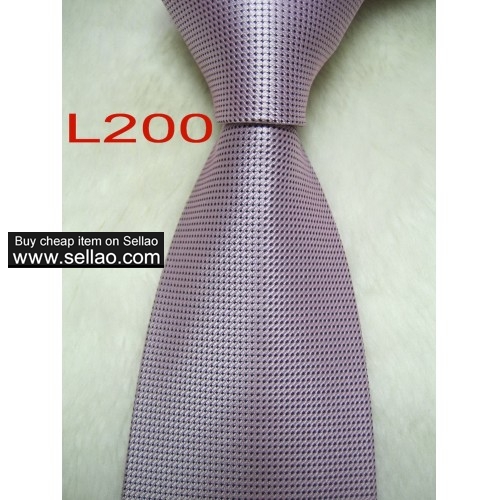 L200  #100%Silk Jacquard Woven Handmade Men's Tie Necktie
