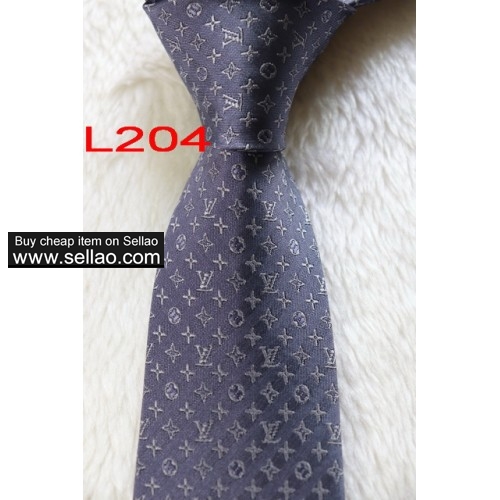 L204  #100%Silk Jacquard Woven Handmade Men's Tie Necktie