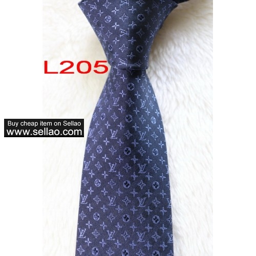 L205  #100%Silk Jacquard Woven Handmade Men's Tie Necktie