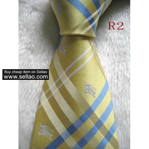 R2  #100%Silk Jacquard Woven Handmade Men's Tie Necktie