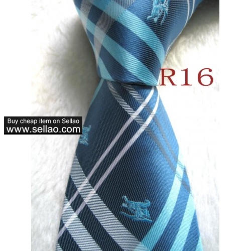 R16  #100%Silk Jacquard Woven Handmade Men's Tie Necktie