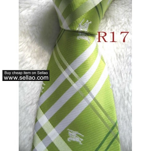 R17  #100%Silk Jacquard Woven Handmade Men's Tie Necktie