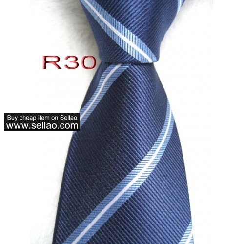 R30  #100%Silk Jacquard Woven Handmade Men's Tie Necktie
