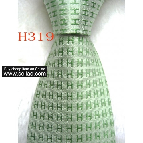 H314-H326  #100%Silk Jacquard Woven Handmade Men's Tie Necktie