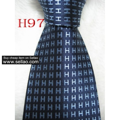 H97  #100%Silk Jacquard Woven Handmade Men's Tie Necktie