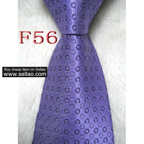 F56  #100%Silk Jacquard Woven Handmade Men's Tie Necktie