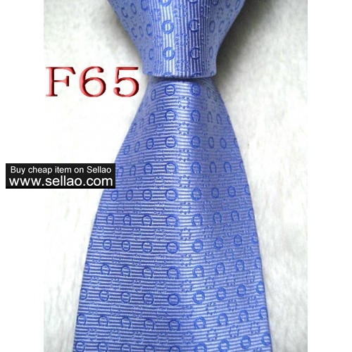 F65  #100%Silk Jacquard Woven Handmade Men's Tie Necktie