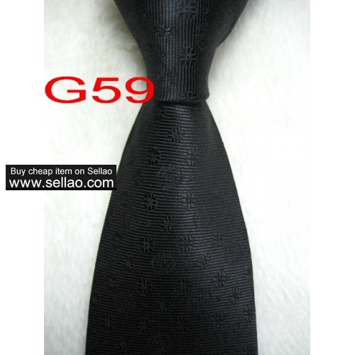 G59  #100%Silk Jacquard Woven Handmade Men's Tie Necktie