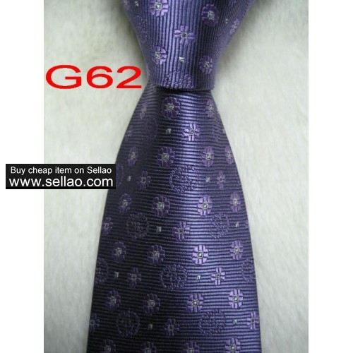 G62  #100%Silk Jacquard Woven Handmade Men's Tie Necktie