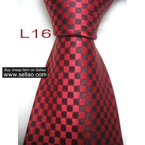 L16  #100%Silk Jacquard Woven Handmade Men's Tie Necktie