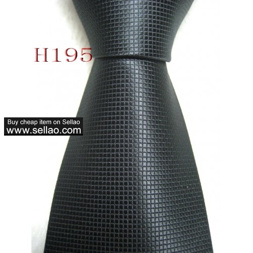 H195  #100%Silk Jacquard Woven Handmade Men's Tie Necktie