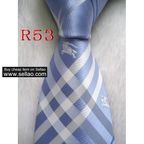 R53  #100%Silk Jacquard Woven Handmade Men's Tie Necktie
