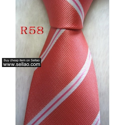 R58  #100%Silk Jacquard Woven Handmade Men's Tie Necktie