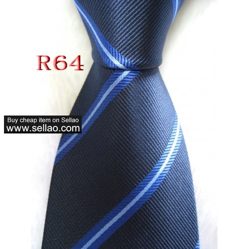 R64  #100%Silk Jacquard Woven Handmade Men's Tie Necktie