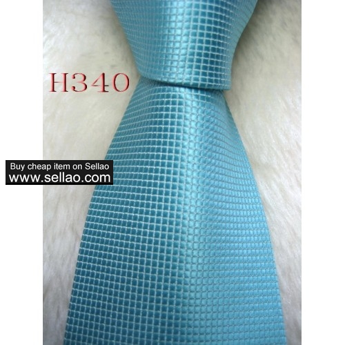 H340  #100%Silk Jacquard Woven Handmade Men's Tie Necktie