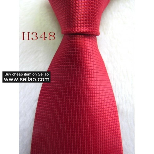 H348  #100%Silk Jacquard Woven Handmade Men's Tie Necktie