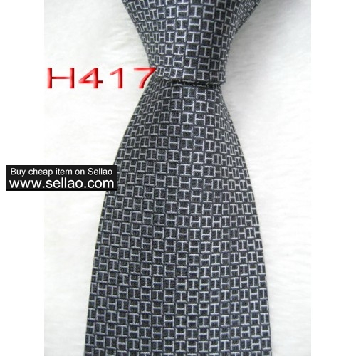 H386-H421  #100%Silk Jacquard Woven Handmade Men's Tie Necktie