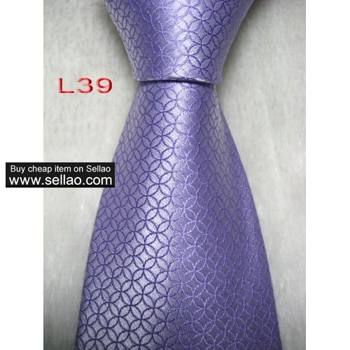 L35-L60  #100%Silk Jacquard Woven Handmade Men's Tie Necktie