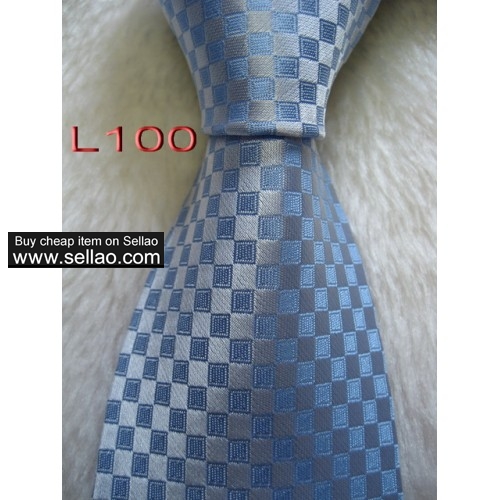 L100-L121  #100%Silk Jacquard Woven Handmade Men's Tie Necktie