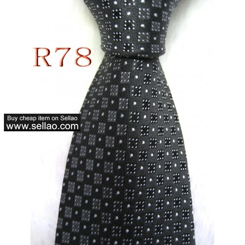 R78 - R94  #100%Silk Jacquard Woven Handmade Men's Tie Necktie