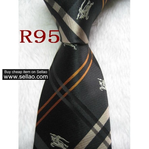 R95 - R110  #100%Silk Jacquard Woven Handmade Men's Tie Necktie