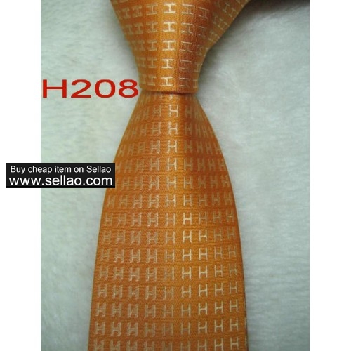 H95 - H208  #100%Silk Jacquard Woven Handmade Men's Tie Necktie