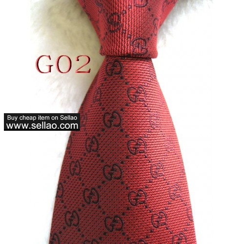 G02 - G30  #100%Silk Jacquard Woven Handmade Men's Tie Necktie