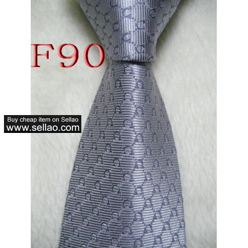 F90 - F99  #100%Silk Jacquard Woven Handmade Men's Tie Necktie