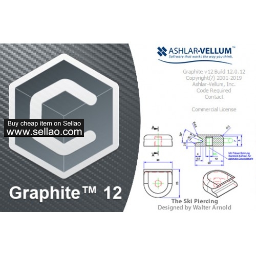 Ashlar Vellum Graphite 12.0 工业产品制图 CAD绘图软件