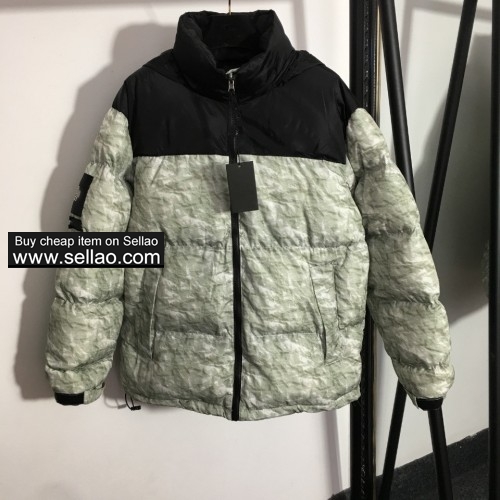 2021 winter down jacket men and women casual mid-length bread Parker down jacket brand clothing thic