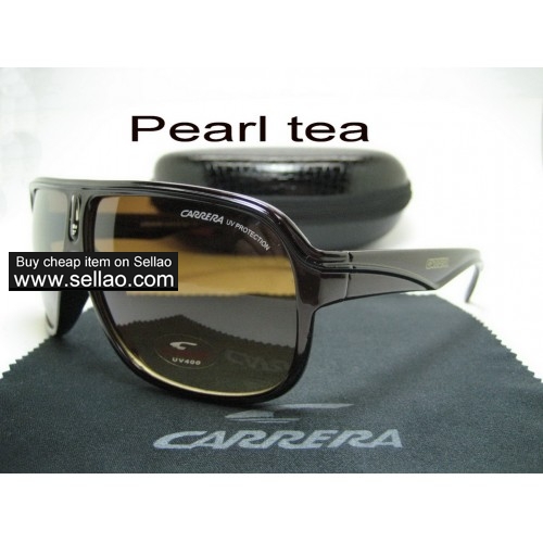C-19 New Men Womens Retro Sunglasses Outdoor sport Glasses+Box  Pearl Tea