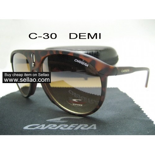 C-30 New Men Womens Retro Sunglasses Outdoor sport Anti-UV Glasses+Box  DEMI