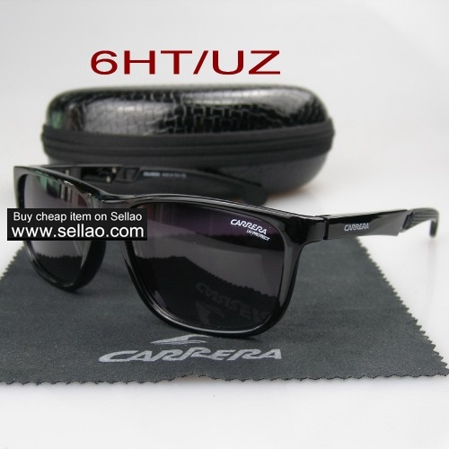 6HT/UZ-4006 Polarized high quality CARRERA New Men Womens Retro Sunglasses Outdoor sport Glasses+Box