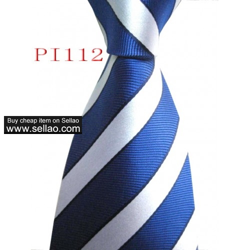 PI 112  #100%Silk Jacquard Woven Handmade Men's Tie Necktie