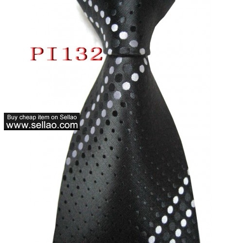 PI 132  #100%Silk Jacquard Woven Handmade Men's Tie Necktie