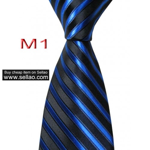 M1  #100%Silk Jacquard Woven Handmade Men's Tie Necktie