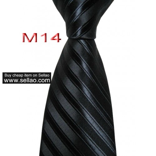 M14  #100%Silk Jacquard Woven Handmade Men's Tie Necktie