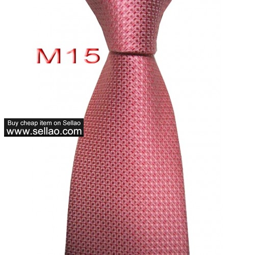 M15  #100%Silk Jacquard Woven Handmade Men's Tie Necktie