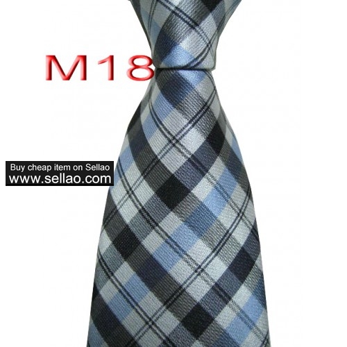 M18  #100%Silk Jacquard Woven Handmade Men's Tie Necktie