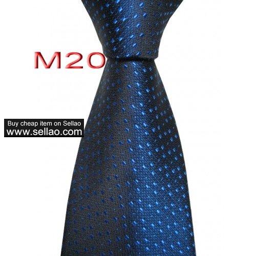 M20  #100%Silk Jacquard Woven Handmade Men's Tie Necktie