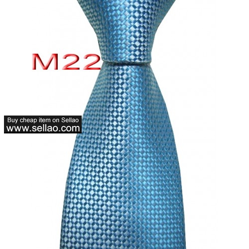 M22  #100%Silk Jacquard Woven Handmade Men's Tie Necktie
