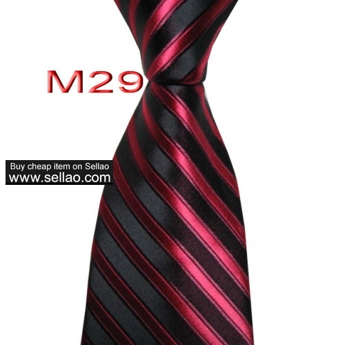M29  #100%Silk Jacquard Woven Handmade Men's Tie Necktie