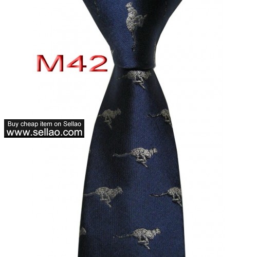 M42  #100%Silk Jacquard Woven Handmade Men's Tie Necktie