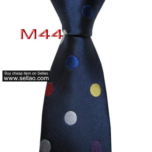 M44  #100%Silk Jacquard Woven Handmade Men's Tie Necktie